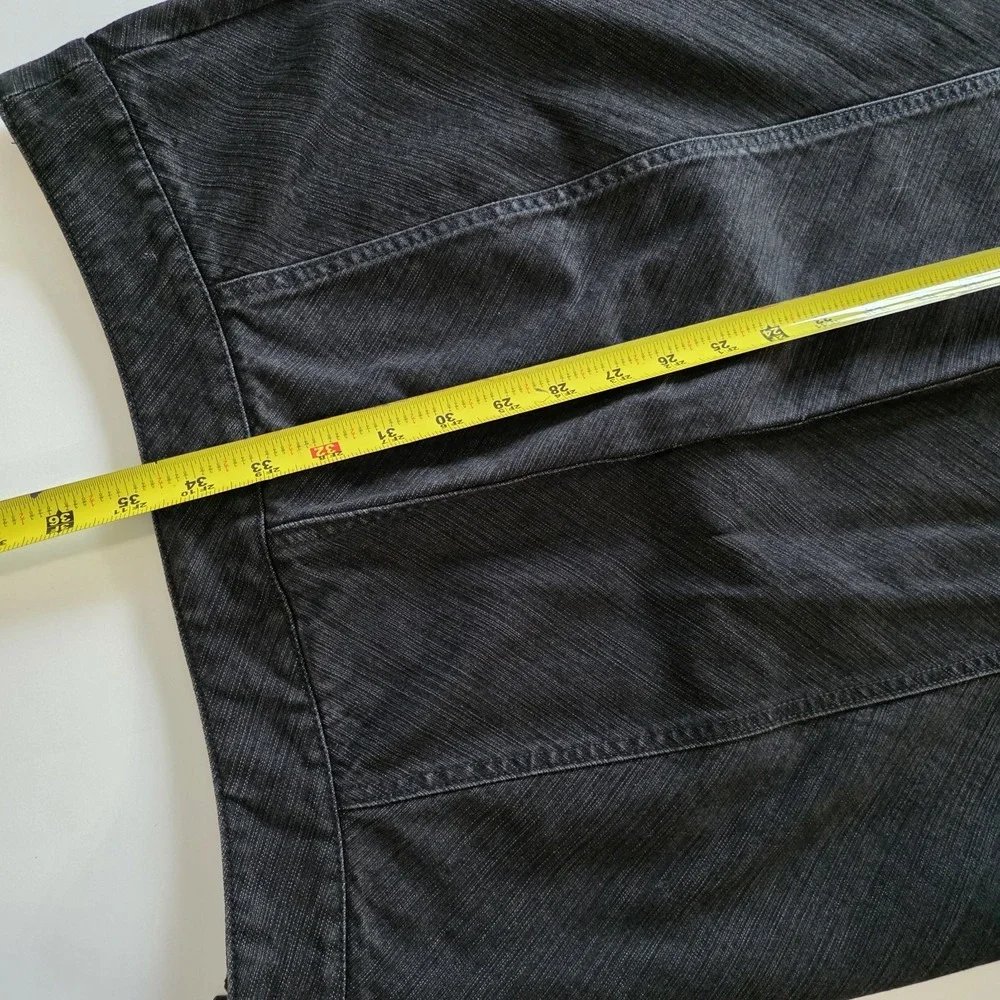 Black Denim long‎ Skirt women's 6